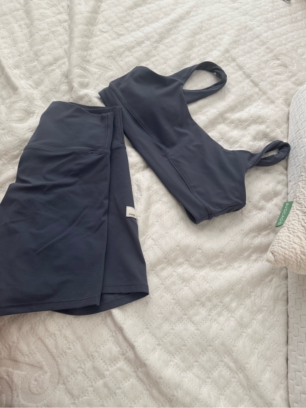 Vuori Sports Bra and Biker shorts set